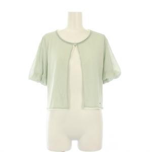 ニットカーディガン 42 グリーン 33792