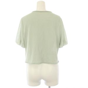 FOXEY ニットカーディガン 42 グリーン 33792