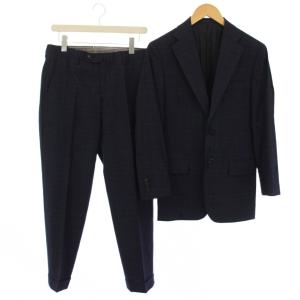 ロロ・ピアーナ シングルスーツ セットアップ 上下 テーラードジャケット スラックスパンツ ジップフライ