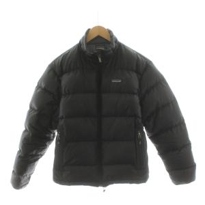 2007年製 インサレーショングースダウンジャケット ロゴ アウター S 黒 ブラック 84601 /AN20