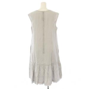 FOXEY Lyon Dress ノースリーブワンピース 40 グレー 35790-AOFG09K