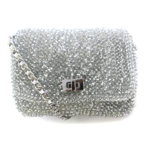 ルッケット ワイヤーバッグ シルバーカラー