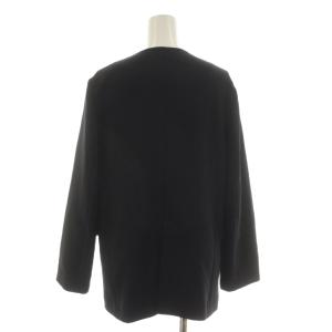 GALLARDAGALANTE ノーカラージャケット ブレザー F 黒 ブラック ダブルブレスト 長袖 /RR