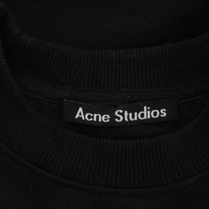 Acne Studios STHLM08 スウェット トレーナー ロゴ S 黒 ブラック FA-UX-SWEA000088 /AN4