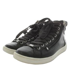 UGG australia スニーカー シューズ ハイカット レザー 24.0cm 黒 ブラック /AN2
