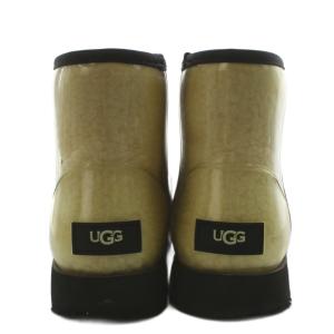 UGG australia クラシック クリア ミニ CLASSIC CLEAR MINI ショートブーツ ロゴ 23.0cm ベージュ