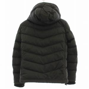 BURBERRY BLACK LABEL ダウンジャケット ジップアップ ライナー付き M 黒 ブラック D1F19-818-08 /G