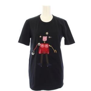 ロボット Tシャツ カットソー 半袖 M 黒 /KH