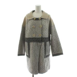 grass field ニットジャケット 36 グレー ma8886