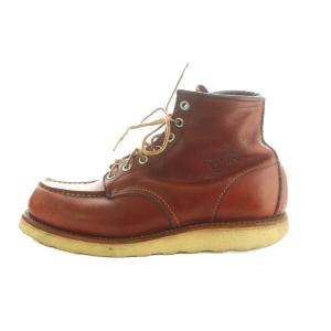 6-inch Classic Moc ショートブーツ モックトゥ レザー US7.5 25.5cm 茶