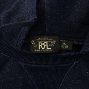 RRL ラルフローレン プルオーバーパーカー スウェット 長袖 XS 紺 4700314360 /KH
