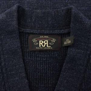 RRL ラルフローレン ニットカーディガン 長袖 XS 紺 4700029862 /KH