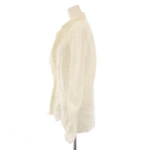 me ISSEY MIYAKE テーラードジャケット アウター シングル ストレッチ ワンカラー 白 ホワイト /BB