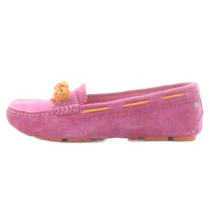 UGG australia ミーナ MEENA ローファー モカシン リボン 24.0cm ピンク 1003739 /AN4