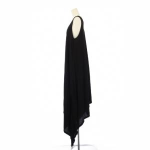 Yohji Yamamoto B ノースリーブワンピース ロング 2 黒 NH-T91-983 /KH