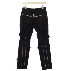 CIVARIZE ボンテージスキニーパンツ 42 黒 ブラック ジッパー装飾 フルレングス /KH