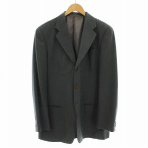 テーラードジャケット ストライプ ブレザー 48 グレー /G
