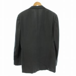 GIORGIO ARMANI テーラードジャケット ストライプ ブレザー 48 グレー /G