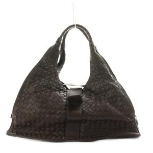 イントレチャート ハンドバッグ ブラウン