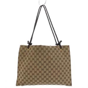 GGキャンバス ショルダーバッグ トートバッグ ベージュ 茶 109140 /KH OH