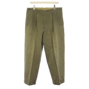 WASHED FINX CHINO TAPERED PANTS チノパン テーパードパンツ 5 カーキ