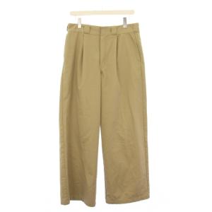 ok.soon チノパン ワイドパンツ L ベージュ o-d-bottoms-002 /KH