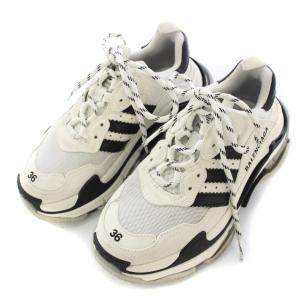 BALENCIAGA アディダスオリジナルス Triple S スニーカー US6 24cm ホワイト