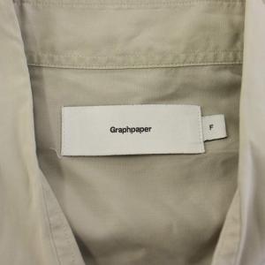 Graphpaper シャツ 長袖 コットン F グレージュ /KH