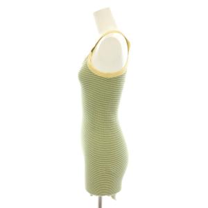 FUMIKA_UCHIDA ボーダーUネックノースリーブ BORDER U-NECK NO-SLEEVE タンクトップ ボーダー柄