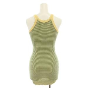 FUMIKA_UCHIDA ボーダーUネックノースリーブ BORDER U-NECK NO-SLEEVE タンクトップ ボーダー柄