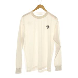 Tシャツ XL 白 長袖 ラウンドネック 無地 /JP