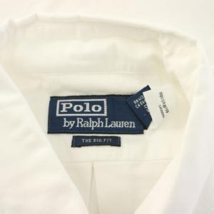 Polo by Ralph Lauren THE BIG FIT ボタンダウンシャツ カジュアル 長袖 レギュラーカラー 刺繍 ワンポイント M