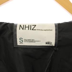 NEIGHBORHOOD izzue NHIZ スタジャン ブルゾン ジャケット アウター ショート丈 サテン ロゴ S グレー