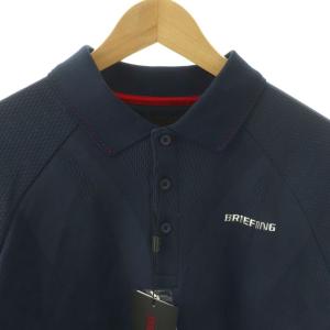 BRIEFING ポロシャツ 半袖 XL ネイビー BRG241M45 /DO