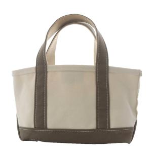 L.L.BEAN トートバッグ ハンドバッグ キャンバス グレー /YO14