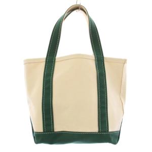 トートバッグ ハンドバッグ キャンバス バイカラー アイボリー 緑 グリーン /BB