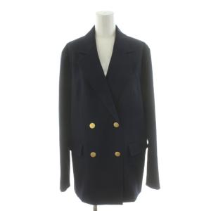 22SS テーラードジャケット ダブル 紺ブレ 金ボタン 38 紺 ネイビー 22010200803010