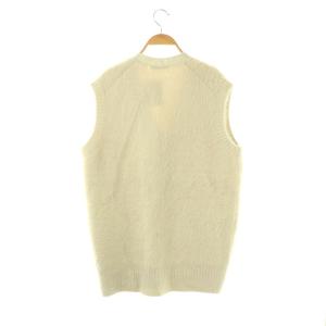 SLOANE SL10W-995 7Gシャギー ロングジレ ベスト 2 アイボリー /ES