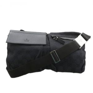 GGキャンバス ウエストバッグ ブラック 28566