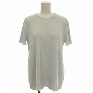 23SS CHIARO COSA HS リブニット カットソー Tシャツ 半袖 38 水色 ライトブルー