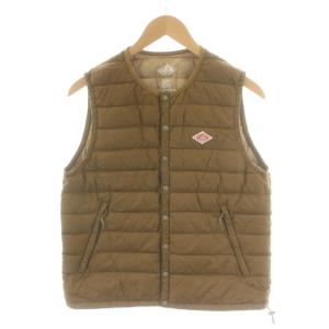 クルーネックインナー ダウンベスト Crew Neck Inner Down Vest ロゴ ナイロン