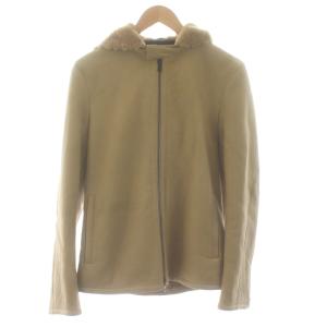 ムートン レザージャケット XS ベージュ 13161-399-0624