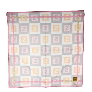 FENDI ズッカ柄 スカーフ 2点セット 総柄 ピンク 茶 ブラウン /AN50 OH