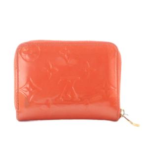 LOUIS VUITTON ヴェルニ ジッピーコインパース 小銭入れ コインケース オレンジ M90202 /AN44 OH