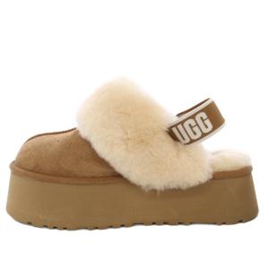 UGG australia ファンケット プラットフォームサンダル US8 ブラウン系 1113474