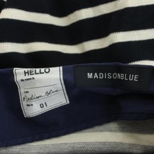 MADISONBLUE 25AW MI-MOLLET SK BORDER 1 ネイビー