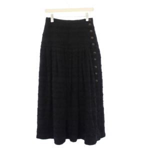 22SS GATHER LONG SKIRT TWEED 02
