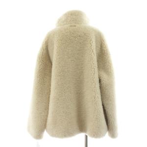 MICA&DEAL 25AW スタンドカラーボアブルゾン F ベージュ 0125406330