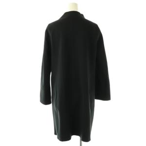 HERNO コート ノーカラー ジップアップ 42 ダークネイビー
