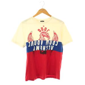 00SW7L-T-JUST-A1-0091A Tシャツ カットソー 半袖 M オフホワイト ブルー レッド